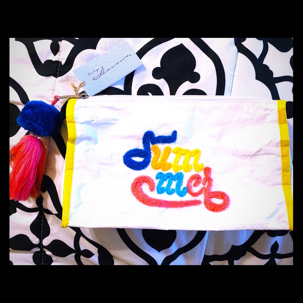 Vintage Havana India Upcycled SUMMER Clutch Bag